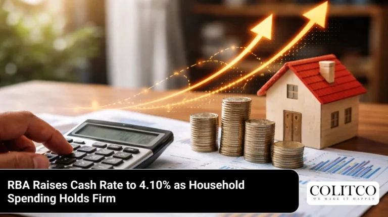 RBA Raises Cash Rate to 4.10% as Household Spending Holds Firm