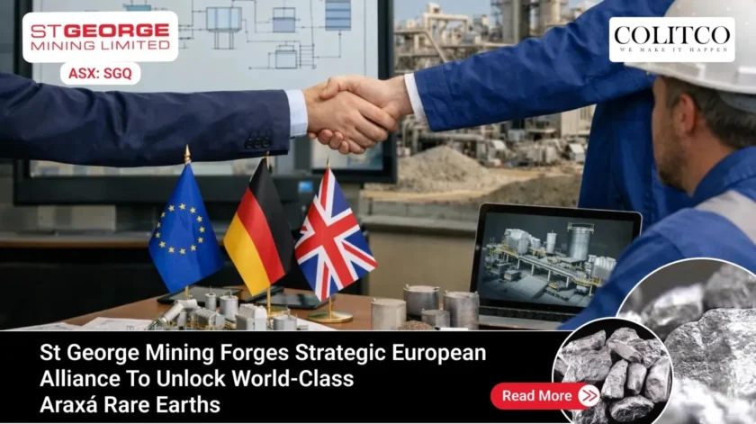 st george mining strategic european alliance araxa rare earths development