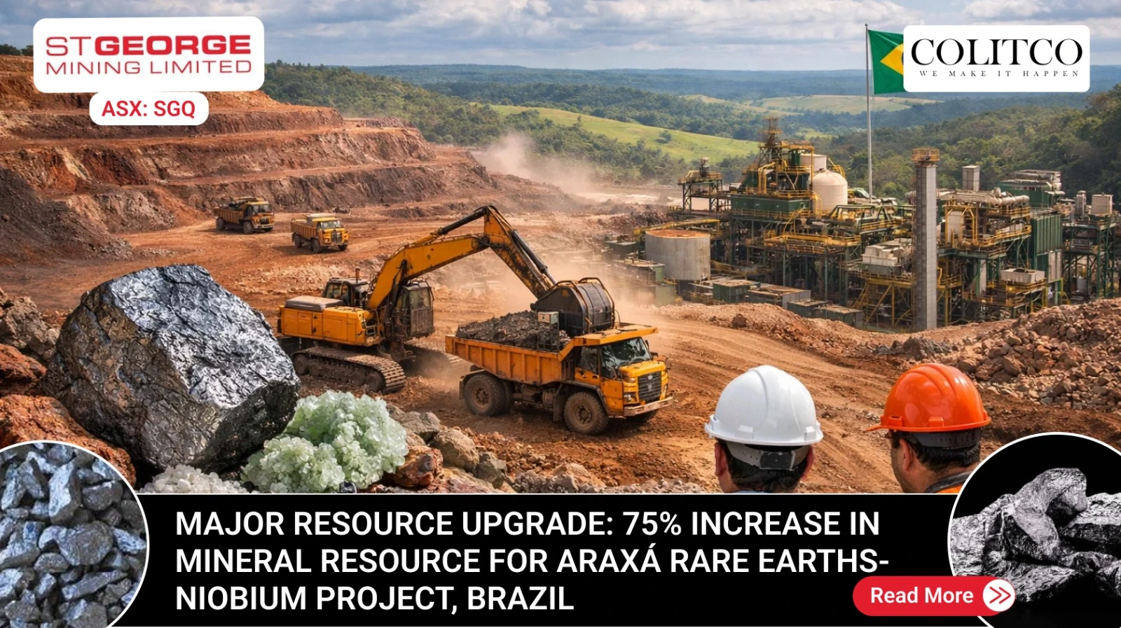 St George Mining Delivers 75% Resource Upgrade at Araxá, Cementing Its Place Among the World's Top Rare Earths Developers