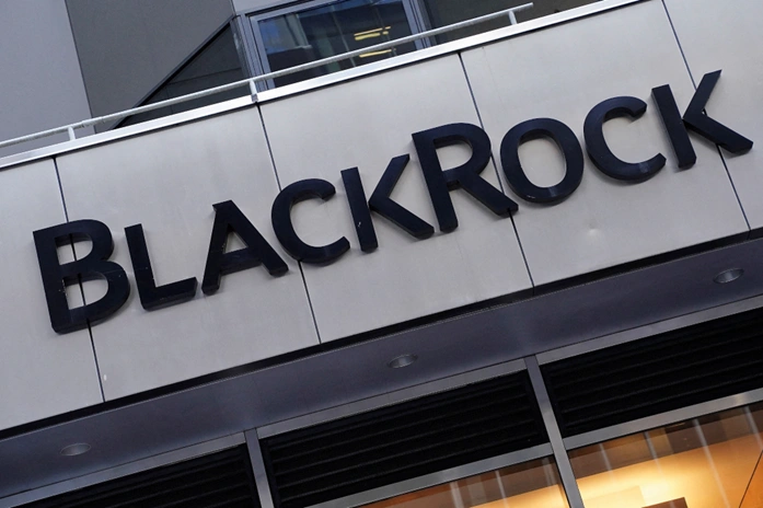 blackrock office signage on building exterior