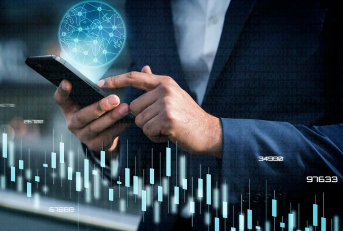 digital network visual representing technology driven growth companies