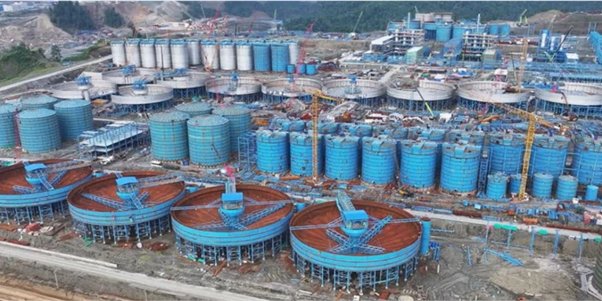 enc project processes limonite ore into battery grade nickel products