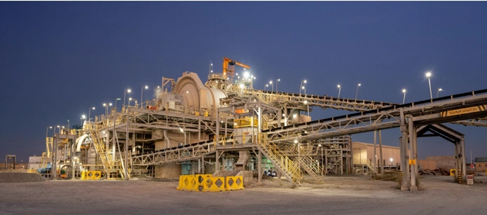 Motheo processing plant operations and industrial workflow