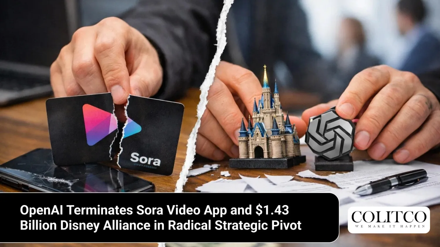 openai terminates sora video app and 1.43 billion disney alliance strategic pivot