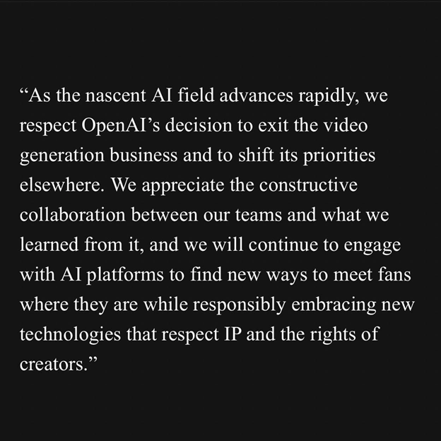 walt disney studios official statement