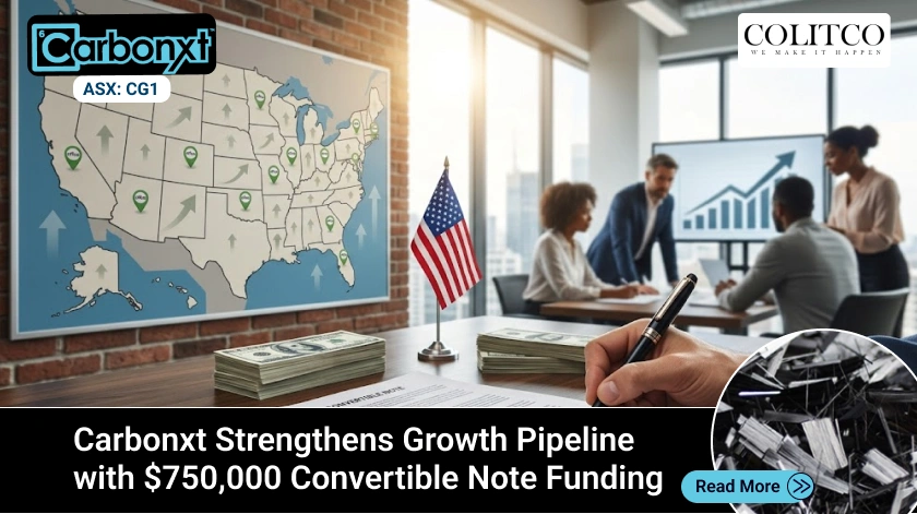 carbonxt convertible note funding growth pipeline
