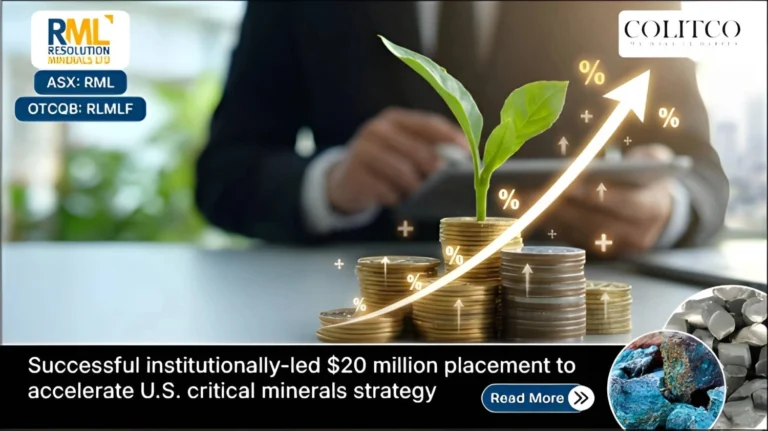 Resolution Minerals Secures $20 Million to Fast-Track U.S. Critical Minerals Growth