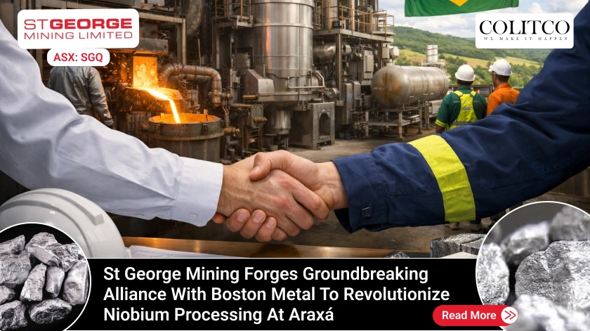 st george mining alliance with boston metal to transform niobium processing at araxa