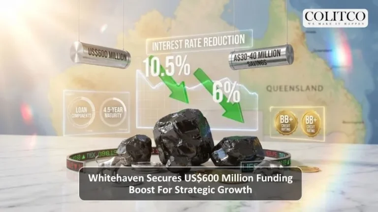Whitehaven Secures US 600 Million Funding Boost For Strategic Growth