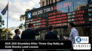 ASX 200 Stumbles After Three-Day Rally as Gold Stocks Lead Losses