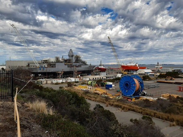 australian marine complex western australia mogami class frigates build site