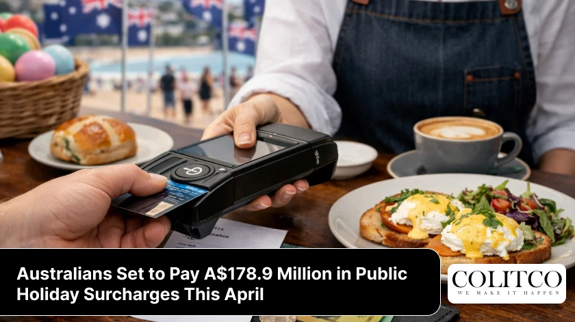 australians set to pay a1789 million in public holiday surcharges this april