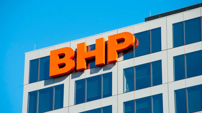 bhp group limited office building company logo