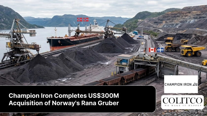 Champion Iron Completes US$300M Acquisition of Norway's Rana Gruber