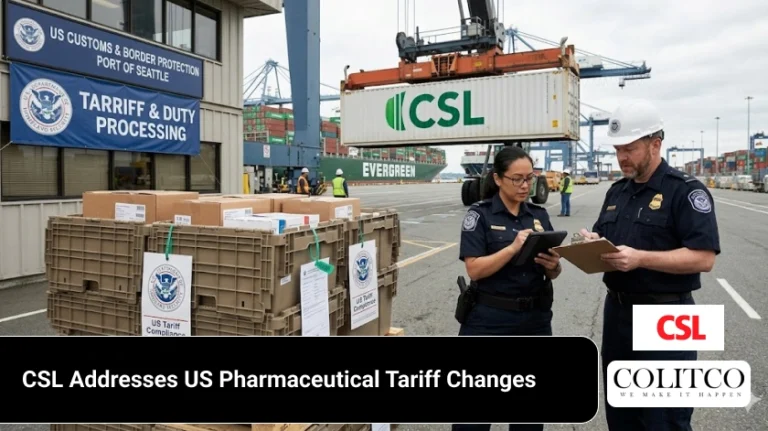 CSL Addresses US Pharmaceutical Tariff Changes