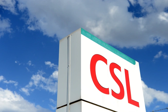 csl limited signage representing the global biotechnology company