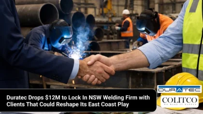 duratec acquires nsw welding firm for 12m to expand east coast presence