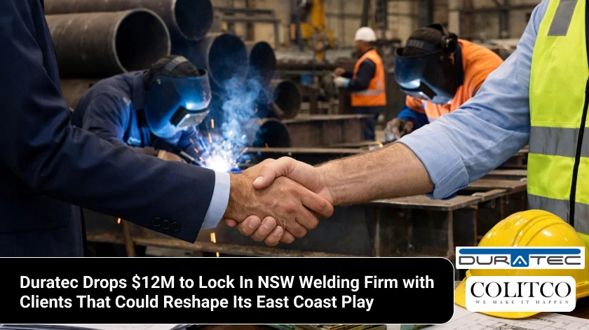 duratec acquires nsw welding firm for 12m to expand east coast presence