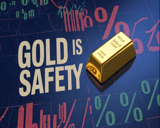 global tensions safe haven demand gold assets