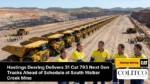 hastings deering cat 793 trucks south walker creek mine delivery