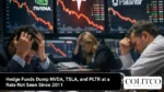 hedge funds dump nvda tsla and pltr at a rate not seen since 2011