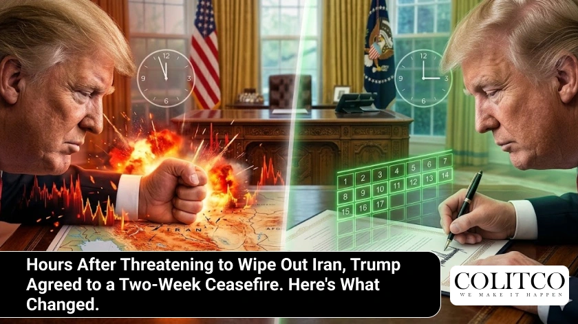 Hours After Threatening to Wipe Out Iran, Trump Agreed to a Two-Week Ceasefire. Here's What Changed.