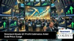 newmont q1 profit beats estimates gold price surge