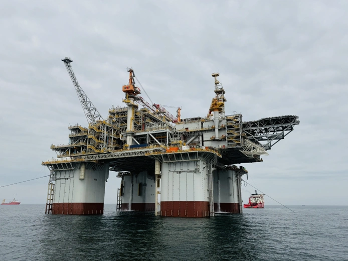 offshore production platform operated by woodside energy