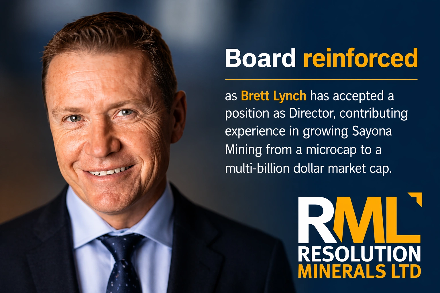 resolution minerals brett lynch director leadership appointment