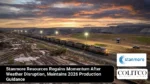 stanmore resources regains momentum after weather disruption maintains 2026 production guidance