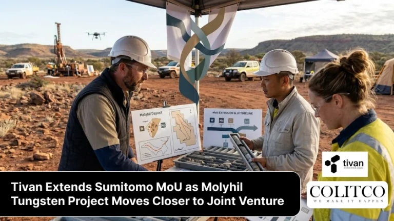 Tivan Extends Sumitomo MoU as Molyhil Tungsten Project Moves Closer to Joint Venture