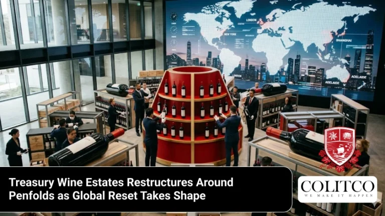 Treasury Wine Estates Restructures Around Penfolds as Global Reset Takes Shape