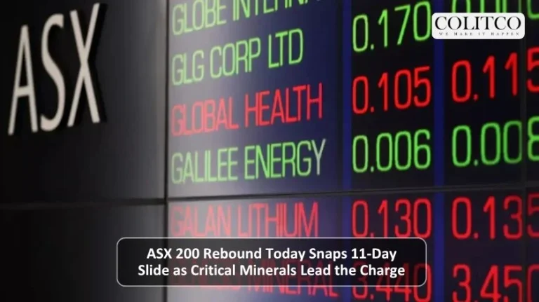 ASX 200 Rebound Today Snaps 11-Day Slide as Critical Minerals Lead the Charge
