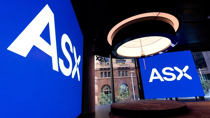 ASX branding displayed at the Australian Securities Exchange representing Australia’s financial and equity markets.