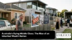 Australia’s shrinking middle class and the growing influence of inherited wealth on economic inequality and social mobility.
