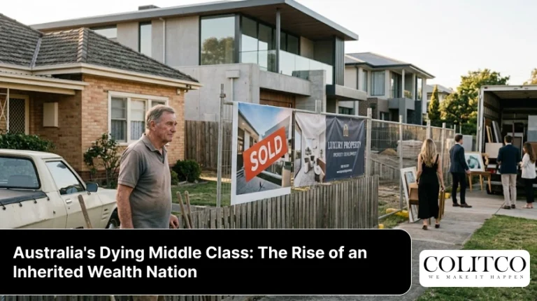 Australia’s shrinking middle class and the growing influence of inherited wealth on economic inequality and social mobility.