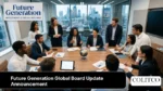 Future Generation Global board update announcement outlining leadership changes, governance updates, and company strategy developments.