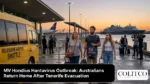 Australians return home after the MV Hondius hantavirus outbreak and emergency evacuation near Tenerife.