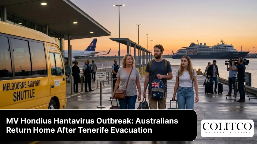 Australians return home after the MV Hondius hantavirus outbreak and emergency evacuation near Tenerife.