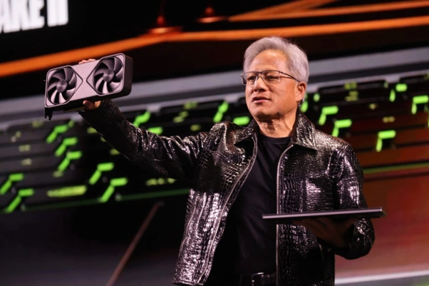 Jensen Huang, Chief Executive Officer of NVIDIA and a leading figure in artificial intelligence and semiconductor innovation.