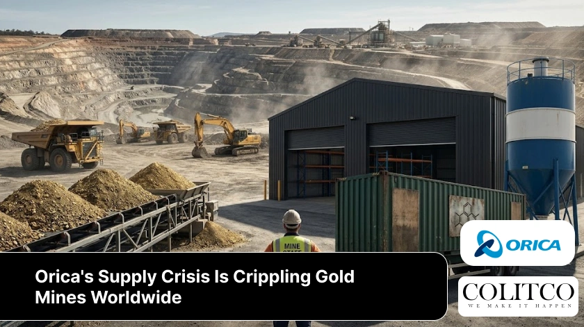 Orica supply crisis impacting global gold mining operations and disrupting explosives supply chains worldwide.