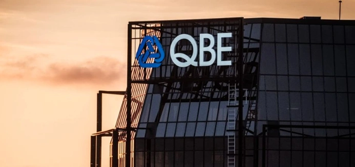 QBE Insurance Group headquarters and corporate branding representing the global insurance and risk management company.