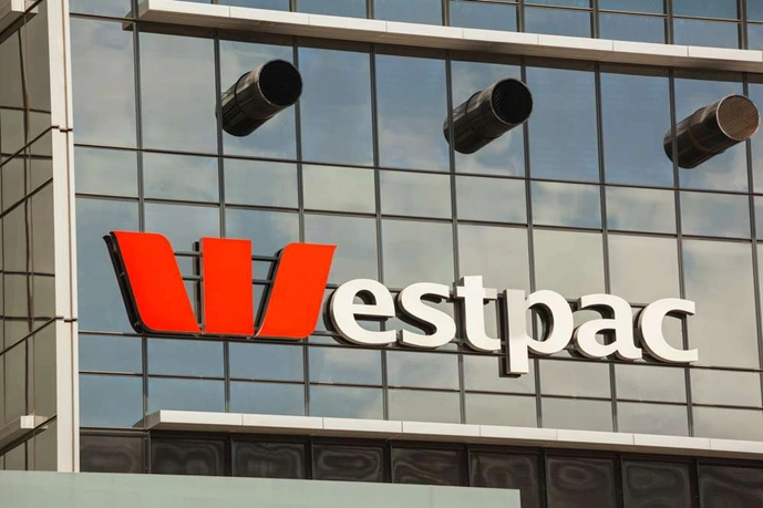 Westpac corporate branding representing the Australian banking and financial services company.