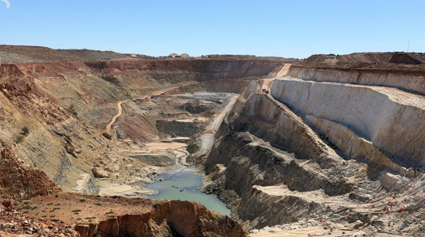 Youanmi Main Pit fully dewatered by Rox Resources as redevelopment activities progress at the gold mining project.