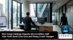 anz group holdings reports a 3.63 billion dollar half-year profit driven by cost reductions despite rising credit impairment charges