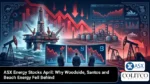 asx energy stocks in april underperformed as woodside santos and beach energy lagged amid market volatility and shifting investor sentiment