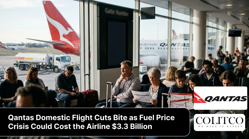 qantas domestic flight cuts intensify as rising fuel prices could cost the airline 3.3 billion dollars