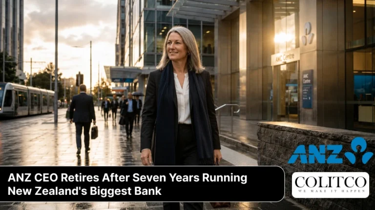 ANZ CEO Retires After Seven Years Running New Zealand's Biggest Bank