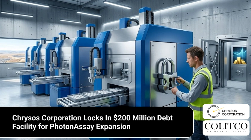 Chrysos Corporation secures a $200 million debt facility to support the expansion of its PhotonAssay technology and global growth strategy.