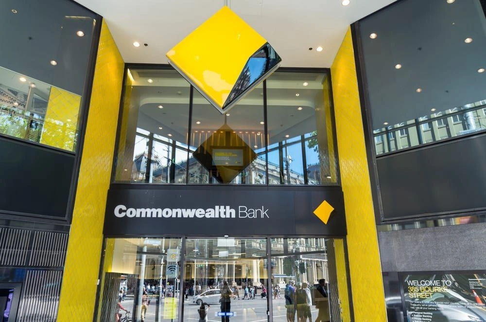 Commonwealth Bank branch entrance